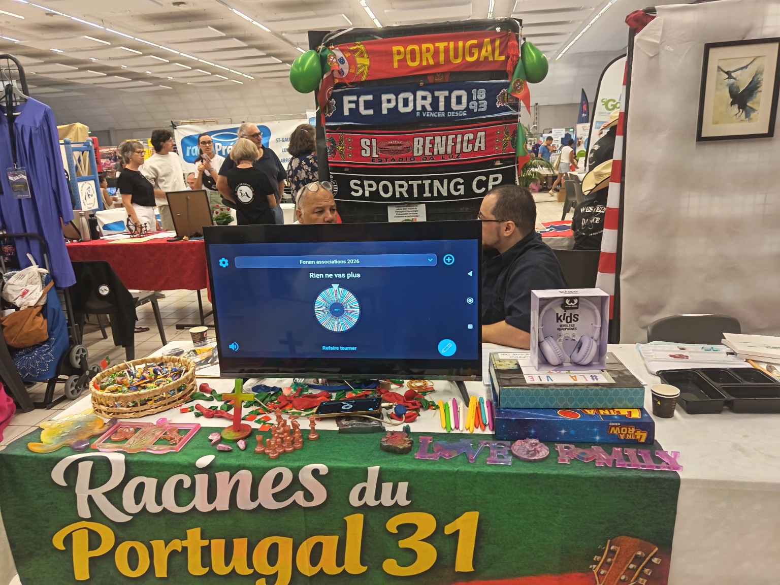 Stand Raízes de Portugal au Forum des associations 2026